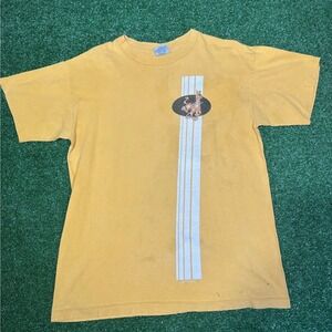 RARE Vintage 90s Scooby-Doo T Shirt Mens Large Yellow Stanley Desantis